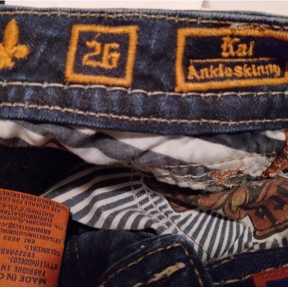 Rock Revival Kai Ankle Skinny Jeans size 26 - Picture 14 of 15